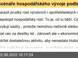 Scénáře hospodářského vývoje podle stratéga: Centrální banky stojí před delikátním úkolem