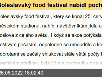 Boleslavský food festival nabídl pochutiny z celého světa