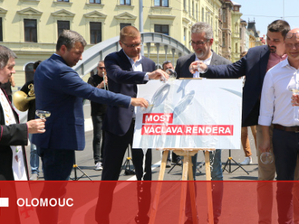 Nový most Václava Rendera je otevřen! Pro Olomouc to znamená hned dvě premiéry