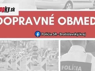 V Bratislave budú počas piatka a soboty viaceré obmedzenia: Premávku bude riadiť polícia