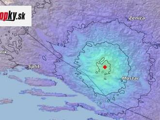 AKTUÁLNE Bosnu a Hercegovinu zasiahlo silné zemetrasenie, otrasy bolo cítiť až v Chorvátsku