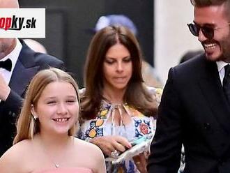 Beckham vzal dcéru   do spoločnosti: Victoriu pri pohľade na TOTO porazí!