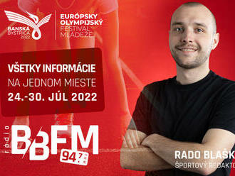 EYOF 2022 – Buďte v dianí s BB FM rádiom