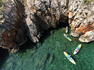 Paddle kemp, paddle túra alebo prenájom paddleboardu na 1 deň v Chorvátsku