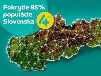 4ka pokrýva vlastnou LTE sieťou už 85 % populácie Slovenska