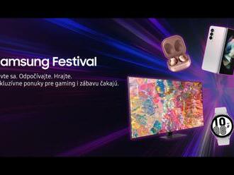 Samsung Festival prináša zľavy na televízory, monitory, mobilné zariadenia aj príslušenstvo