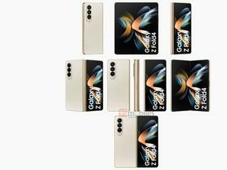 Dizajn Samsung Galaxy Z Fold4 a Z Flip4 kompletne odhalený