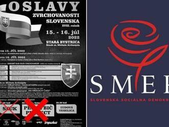 SĽUK ani Peter Bič Project nevystúpia na oslavách zvrchovanosti, obec porušila zmluvu a problémom je aj logo strany Smer-SD