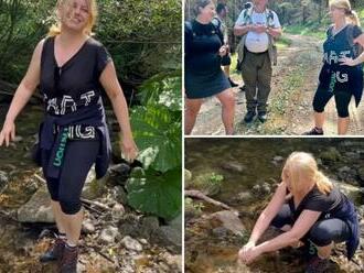 TURISTKA Čaputová: Obliekla LEGÍNY, zobrala batoh na chrbát a osviežila sa v potoku! FOTO