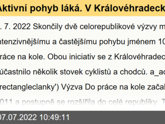 Aktivní pohyb láká. V Královéhradeckém kraji se do jarních výzev zapojily stovky lidí