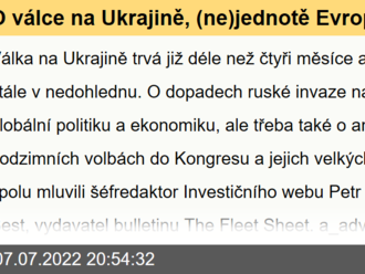 O válce na Ukrajině,  jednotě Evropské unie i potratech v Americe aneb Když   všechno souvisí se vším