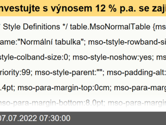 Investujte s výnosem 12 % p.a. se zajištěním nemovitostmi