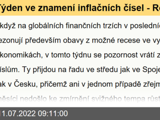 Týden ve znamení inflačních čísel - Rozbřesk