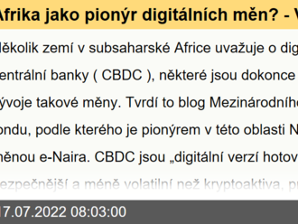 Afrika jako pionýr digitálních měn? - Víkendář