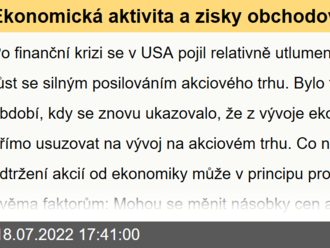 Ekonomická aktivita a zisky obchodovaných firem v USA – 2023