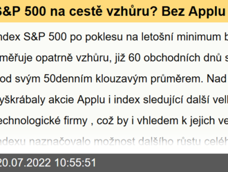 S&P 500 na cestě vzhůru? Bez Applu a spol. to půjde jen těžko