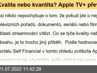 Kvalita nebo kvantita? Apple TV+ převálcuje konkurenci