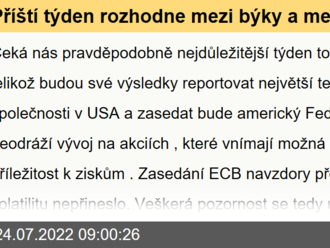 Příští týden rozhodne mezi býky a medvědy! - Týden na trzích