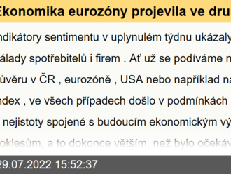 Ekonomika eurozóny projevila ve druhém čtvrtletí překvapivou odolnost  