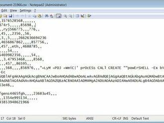I textový soubor CSV může představovat hrozbu!