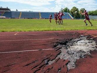 OBRAZEM: Jak se trénuje za války. Ukrajinští sportovci volají po bojkotu Ruska