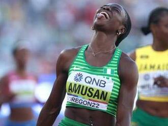 Nigeria's Tobi Amusan breaks 100m hurdles world record with time of 12.12 seconds