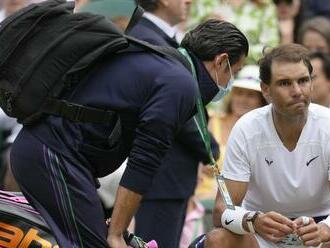 Čierny scenár sa naplnil. Nadal odstúpil z Wimbledonu