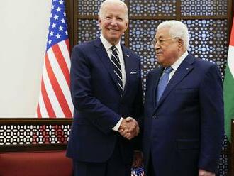 Biden na palestínskych územiach vyjadril podporu riešeniu na úrovni dvoch štátov