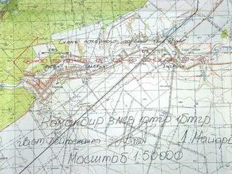 Niektorí ruskí vojaci údajne vtrhli na Ukrajinu s mapou z roku 1969