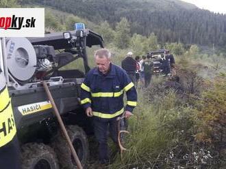 V Levočských vrchoch zhorelo pol hektára vojenského lesa