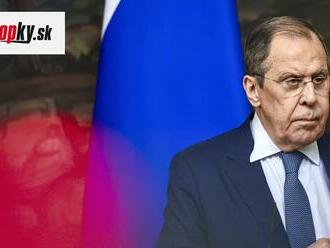 FOTO Ruský minister zahraničných vecí Lavrov obvinil Ukrajinu z neochoty rokovať