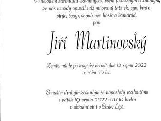 Při tragické dopravní nehodě zemřel Jiří Martinovský, příslušník HZS Libereckého kraje ze stanice v České Lípě