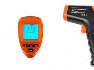 Pyrometer – Laserový teplomer. Laserový merač teploty s digitálnym displejom.