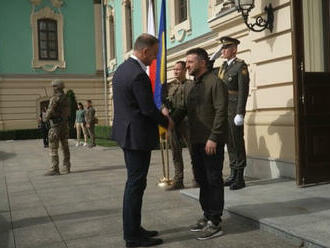 Duda sa v Kyjeve stretol so Zelenským, čakajú ich rozhovory o vojenskej podpore a obrane Ukrajiny  