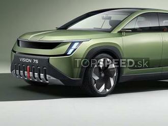 Nový elektrický koncept Škoda Vision 7S predčasne odhalený únikom prvej fotografie