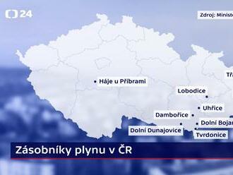 Zásoby plynu v Česku - Většina plynu v českých zásobnících patří soukromým firmám.