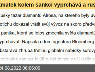 Zmatek kolem sankcí vyprchává a ruské diamanty se potichu vrací na trh