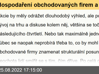 Hospodaření obchodovaných firem a neochota k „práci jako obvykle“