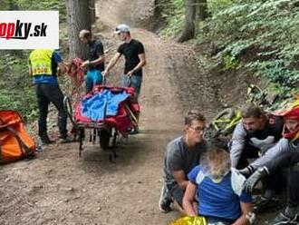 FOTO Horskí záchranári pomáhali na Malinom Brde 16-ročnému cyklistovi