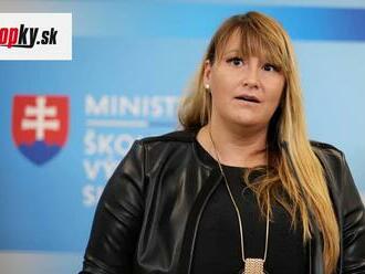 Síthová s kolegami neostanú na Ministerstve školstva, ak neostane minister