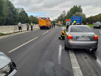 Nehoda dvou osobních automobilů uzavřela na dvě hodiny dálnici D48 v katastru obce Rybí na Novojičínsku