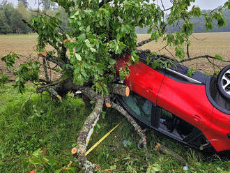 Řidičku mezi Budišovicemi a Pustou Polomí vyprošťovali řidičku osobního vozidla, zasahovaly tři jednotky