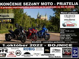 Ukončenie moto sezóny priatelia - Bojnice - 2022