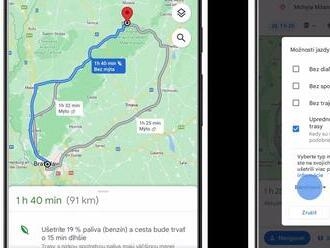 Google Mapy vám po novom ukážu ekologickejšiu trasu