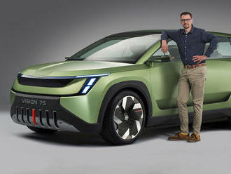 Sedmimístný elektromobil Škoda Vision 7S