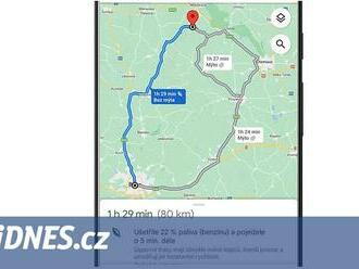 Google spouští v Česku navigaci pro úspornou jízdu. Ptá se i na pohon auta