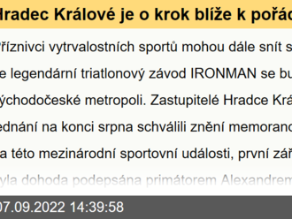 Hradec Králové je o krok blíže k pořádání závodu Ironman