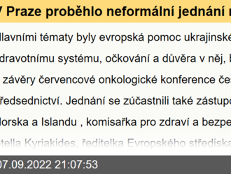 V Praze proběhlo neformální jednání ministrů zdravotnictví členských států EU