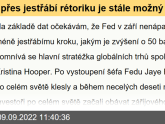 I přes jestřábí rétoriku je stále možný tichý obrat Fedu holubičím směrem, domnívá se stratéžka Invesco