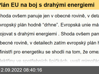 Plán EU na boj s drahými energiemi